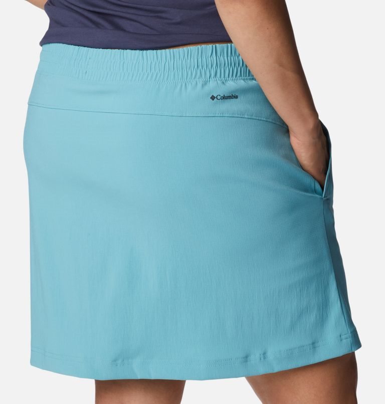 Women's Columbia On The Go Skorts Light Blue | Plus Size CA-G5C81